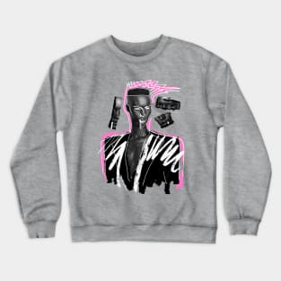 MISS GRACE JONES 80S STYLE Crewneck Sweatshirt